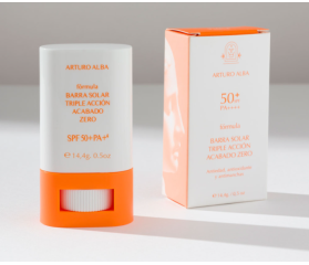 ARTURO ALBA Barra Solar Triple Acción Acabado Zero SPF 50+ PA++++