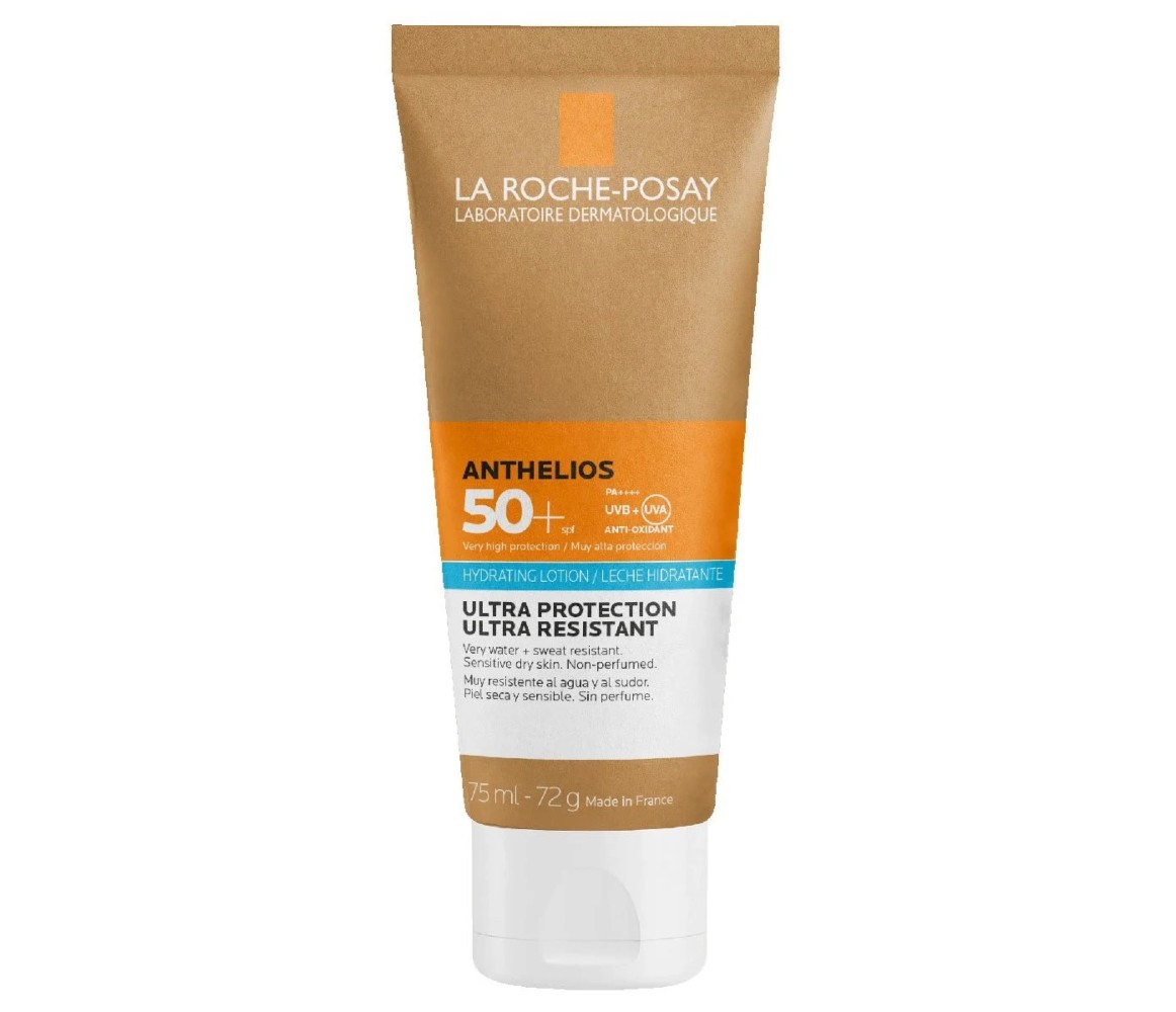 La Roche Posay Anthelios Leche Hidratante Formato Viaje SPF50+, 100 ml