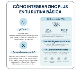 IVB Zinc Plus 60 capsulas