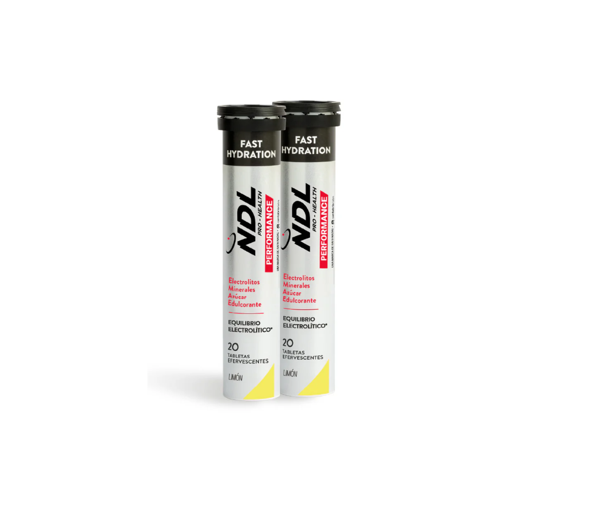 NDL PERFORMANCE Hidratación Rápida LIMÓN 2X20 TABS