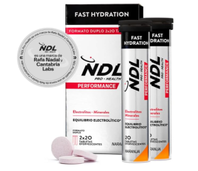 NDL FAST HYDRATION NARANJA 2X20 TABS PERFORMANCE