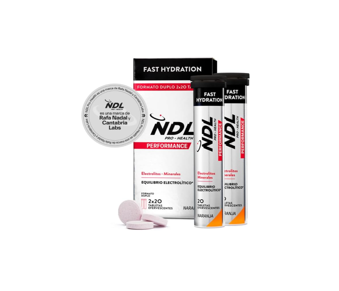 NDL FAST HYDRATION NARANJA 2X20 TABS PERFORMANCE