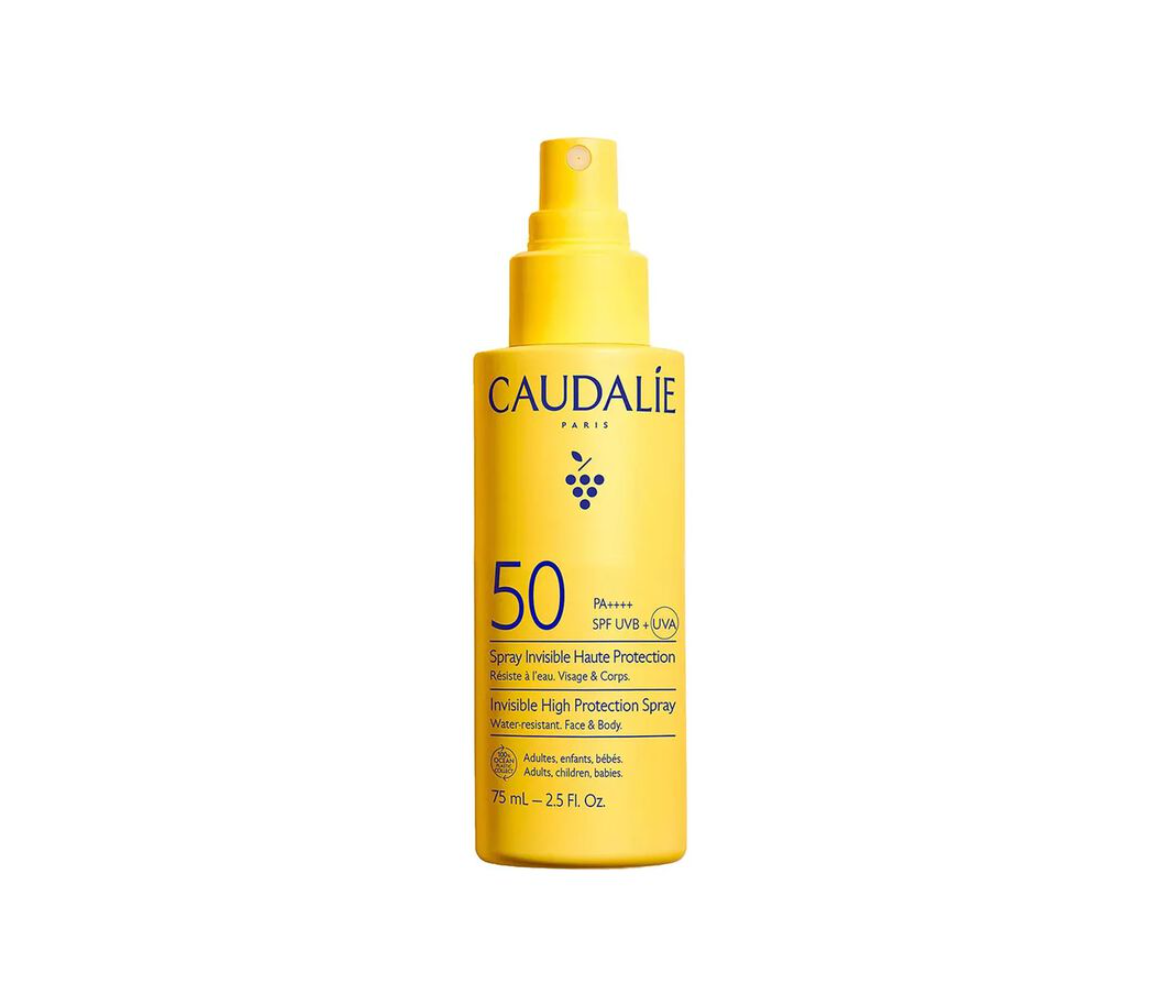 Caudalie Vinosun Spray Invisible de Alta Protección SPF50, 75ml
