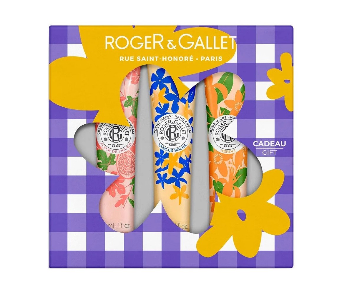 Roger&Gallet LATA CREMA DE MANOS 3 UNID Fleur Figuier, Gingembre Rouge, Rose