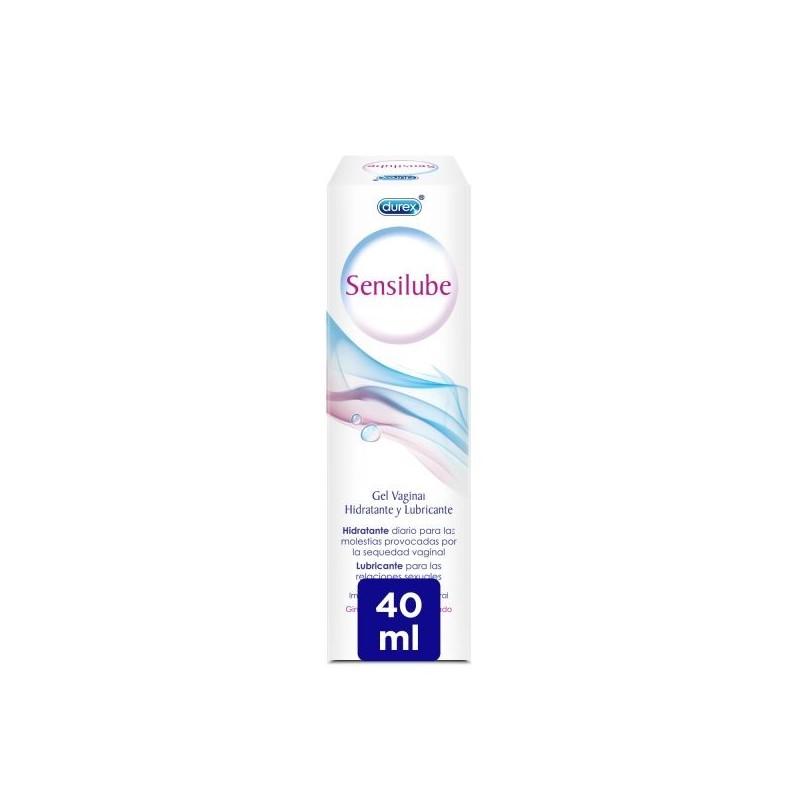 Durex Sensilube Gel Vaginal Hidratante y Lubricante, 40 ml