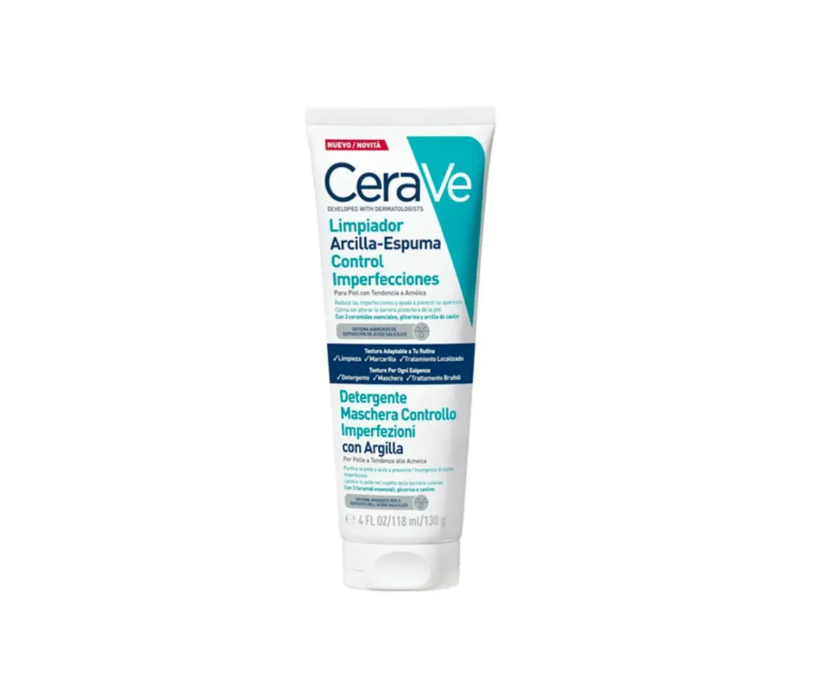 CERAVE LIMPIADOR ARCILLA ESPUMA 118 ML