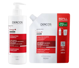 DERCOS CHAMPU ENERGY 400 ML + REFILL